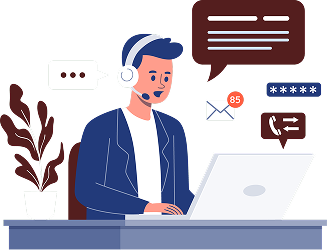 Customer support illustration